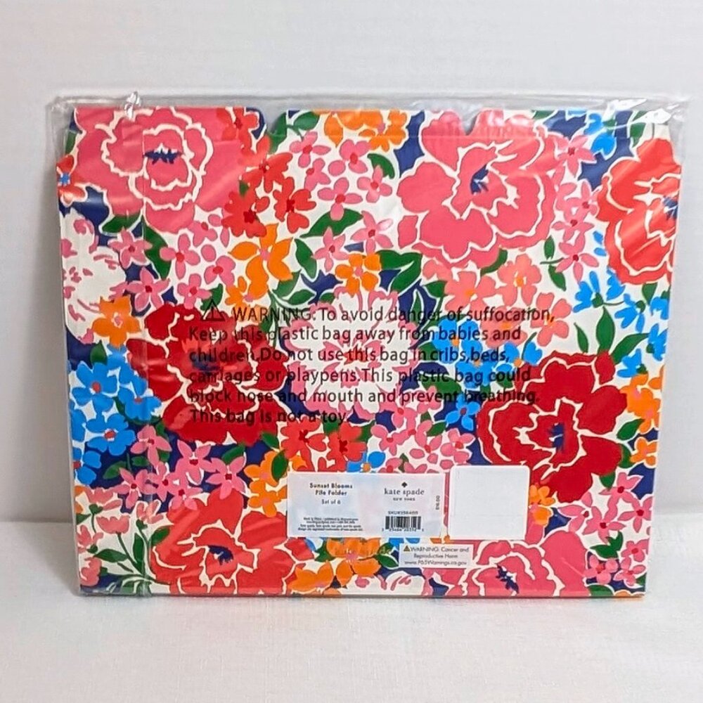 NEW Kate SPADE /Sunset Blooms/ Office/School/ Stationary Supply Bundle - Picture 3 of 10